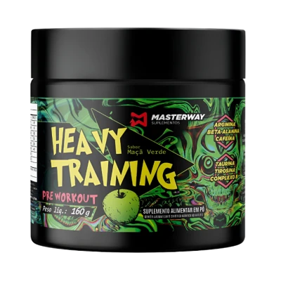 Pré-treino Heavy Training 160g - Masterway Suplementos