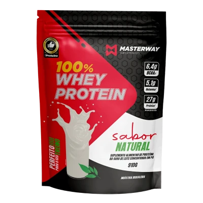 Whey Protein Concentrado 910g - Masterway Suplementos