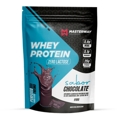 Whey Protein ZERO LACTOSE 910g - Masterway Suplementos